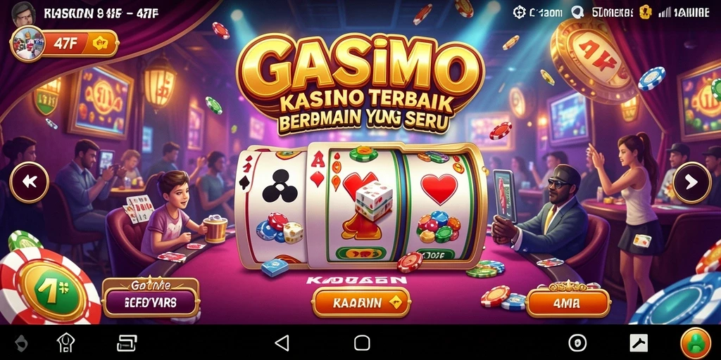 Tampilan menarik dari gameplay intens di 47F Kasino.