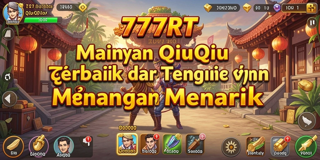 Tampilan screenshot gameplay QiuQiu di 777RT yang menarik.