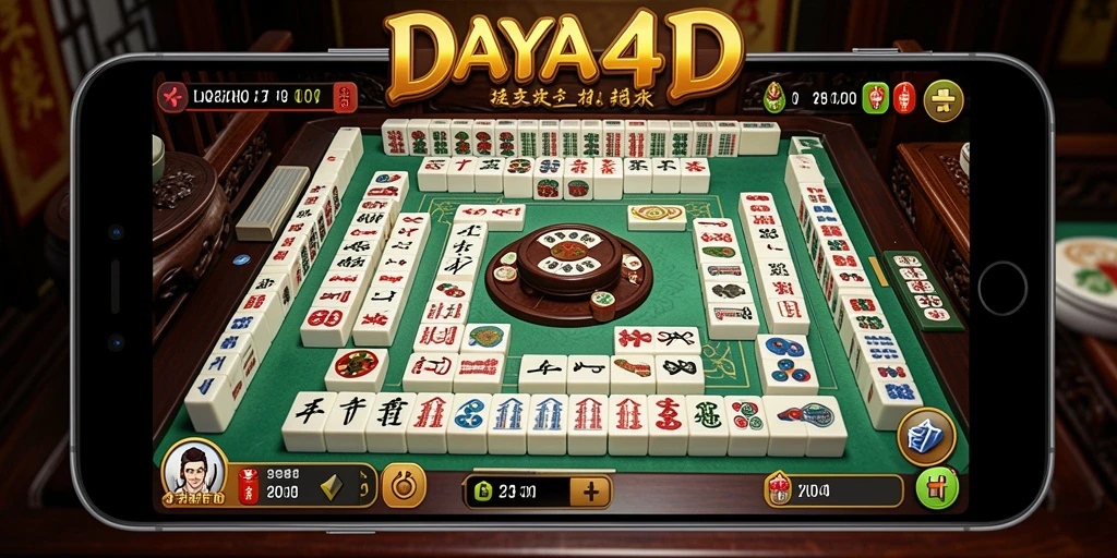 Tampilan gameplay menarik dari game Mahjong DAYA4D.