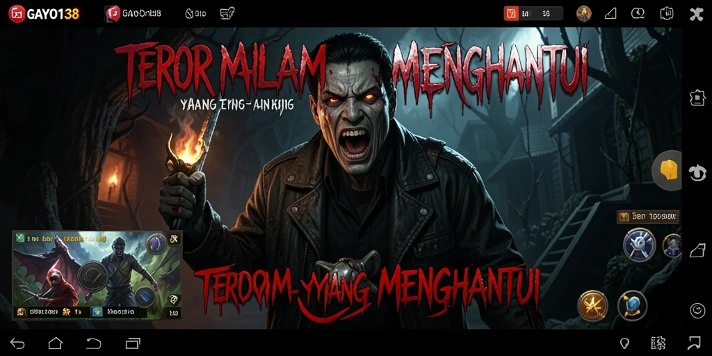 Screenshot gameplay GAYO138 yang menegangkan di suasana mencekam.