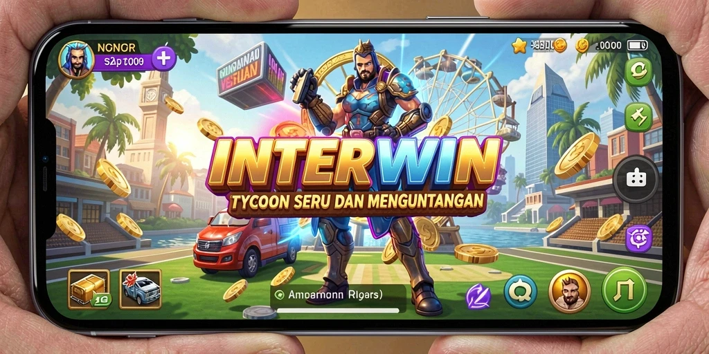 Tampilan gameplay menawan dalam game Tycoon INTERWIN.
