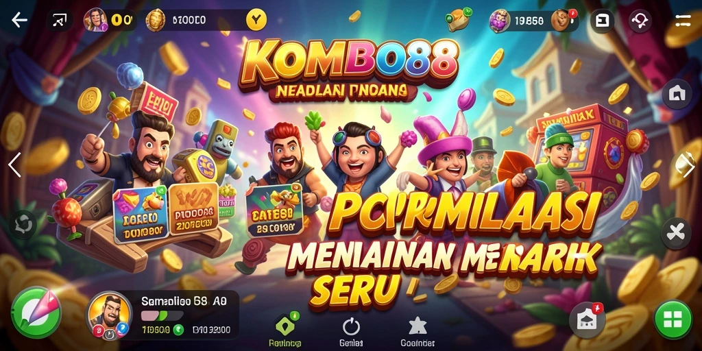 Tampilan gameplay KOMBO88 yang menarik dan interaktif.