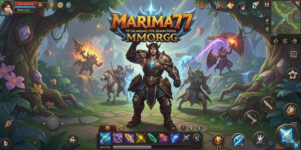 Screenshot gameplay MARIMA77 yang menunjukkan aksi seru dalam petualangan MMORPG.