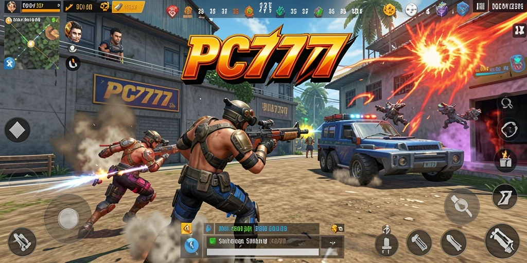 Tampilan dinamis dari gameplay Simulation di PC777 yang mendebarkan.