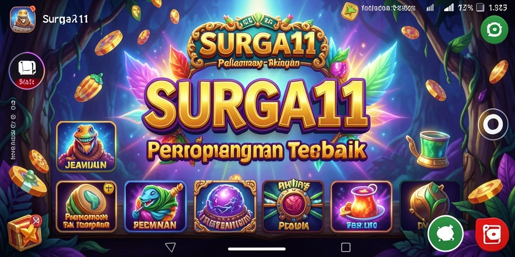 Gameplay seru dan menarik pada aplikasi SLOT SURGA11.