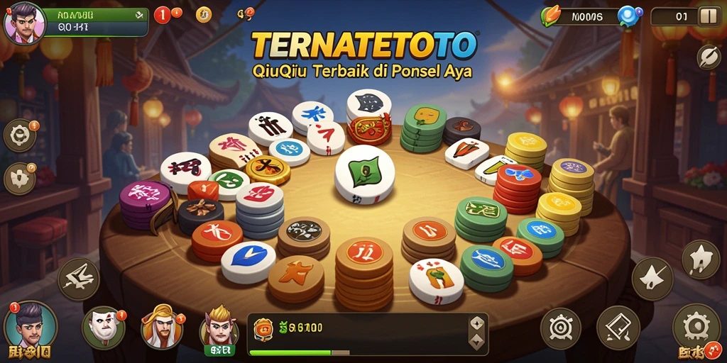 Screenshot gameplay TERNATETOTO menunjukkan keseruan bermain QiuQiu.