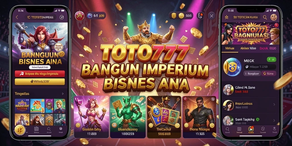 Tampilan gameplay seru TOTO777 dengan interaksi bisnis yang menarik.