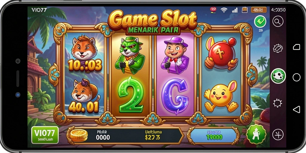 Screenshot gameplay VIO77 menampilkan keseruan permainan Slot yang interaktif.