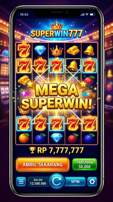 Tampilan antarmuka aplikasi superwin777 yang ramah pengguna.